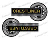 Crestliner Classic Competition Stickers 8"x4"