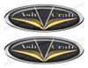 Two Ash Craft Classic Oval Stickers 10" long