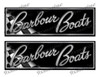 Barbour Classic Racing 10" long Stickers