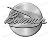 Bowman Remastered Sticker. Brushed Metal Style - 7.5" diameter