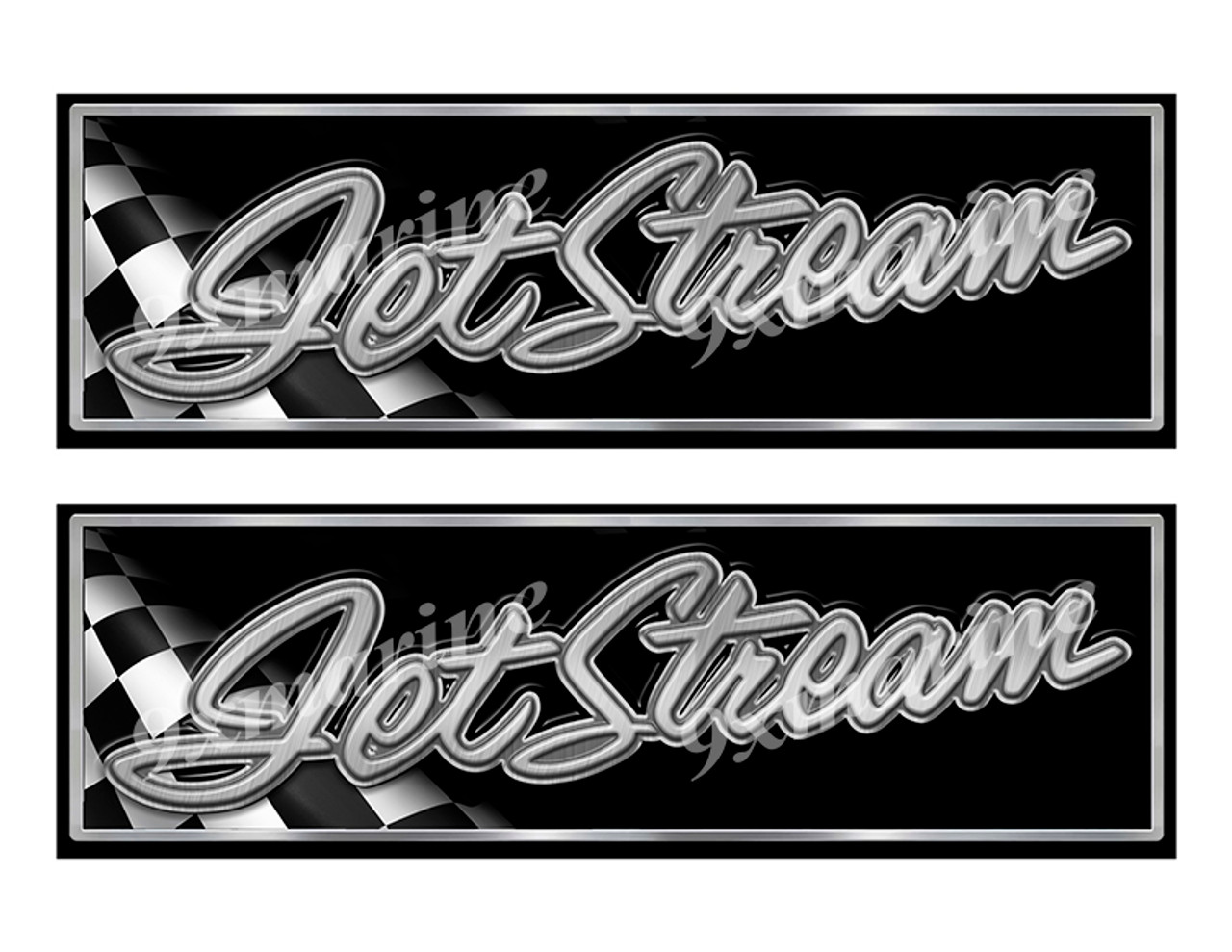 Jetstream Classic Racing 10" long Stickers