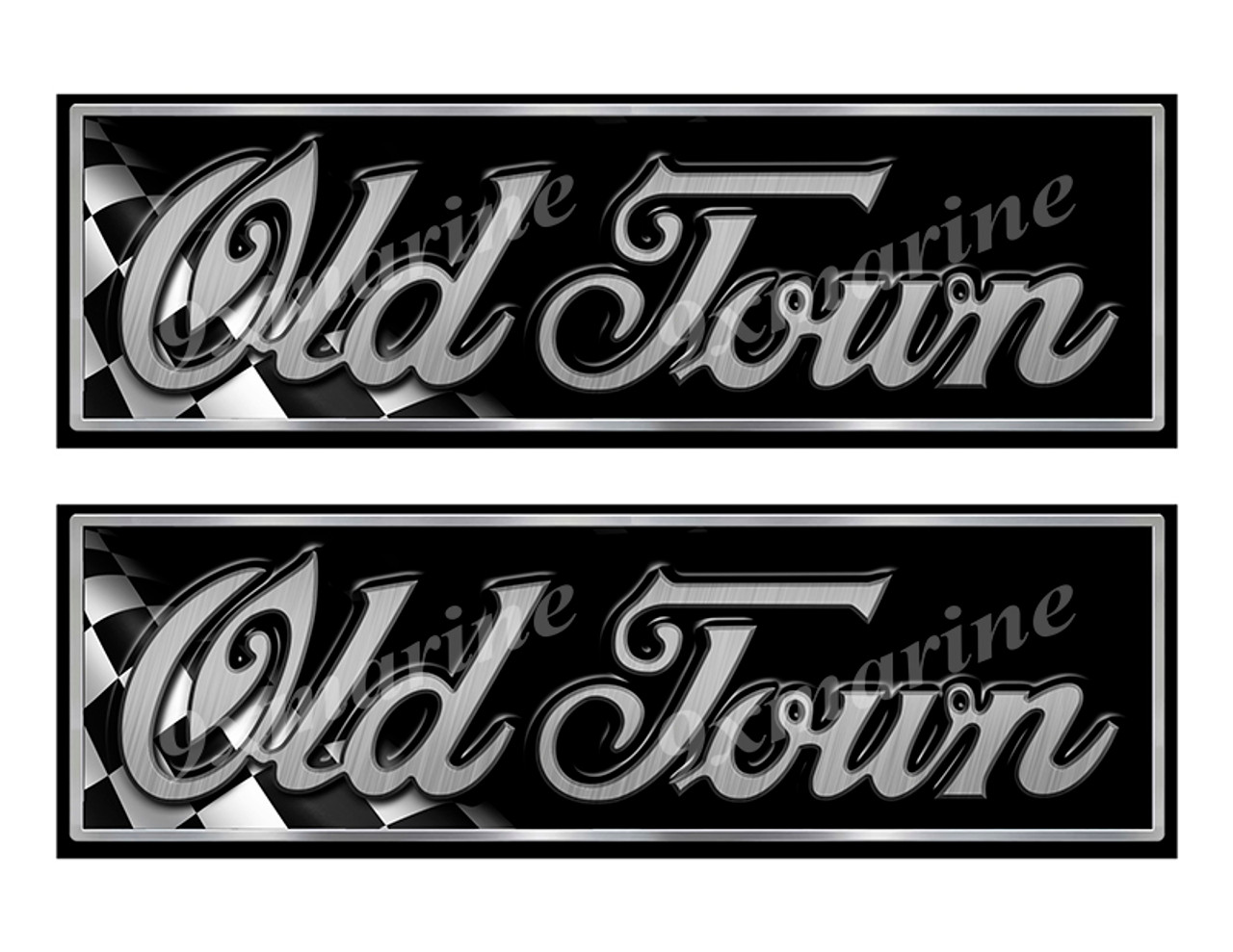 Old Town Boat Classic Racing 10" long Stickers