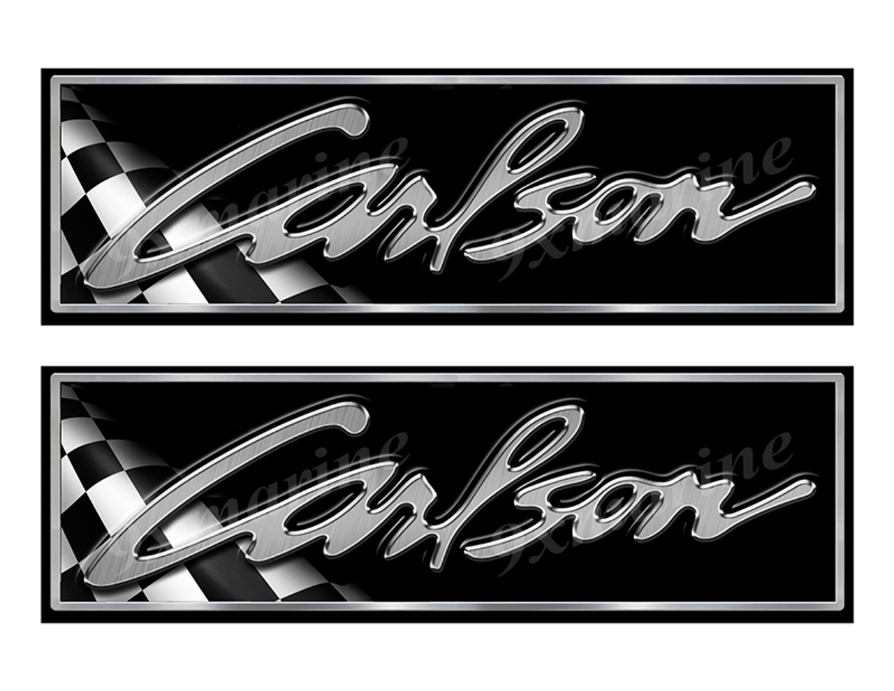 Carlson Classic Racing 10" long Stickers