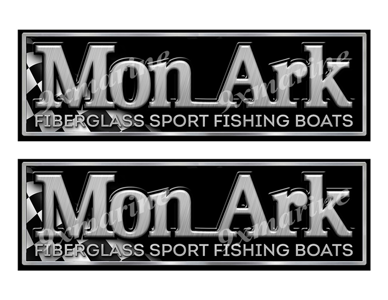 MonArk Classic Racing 10" long Stickers