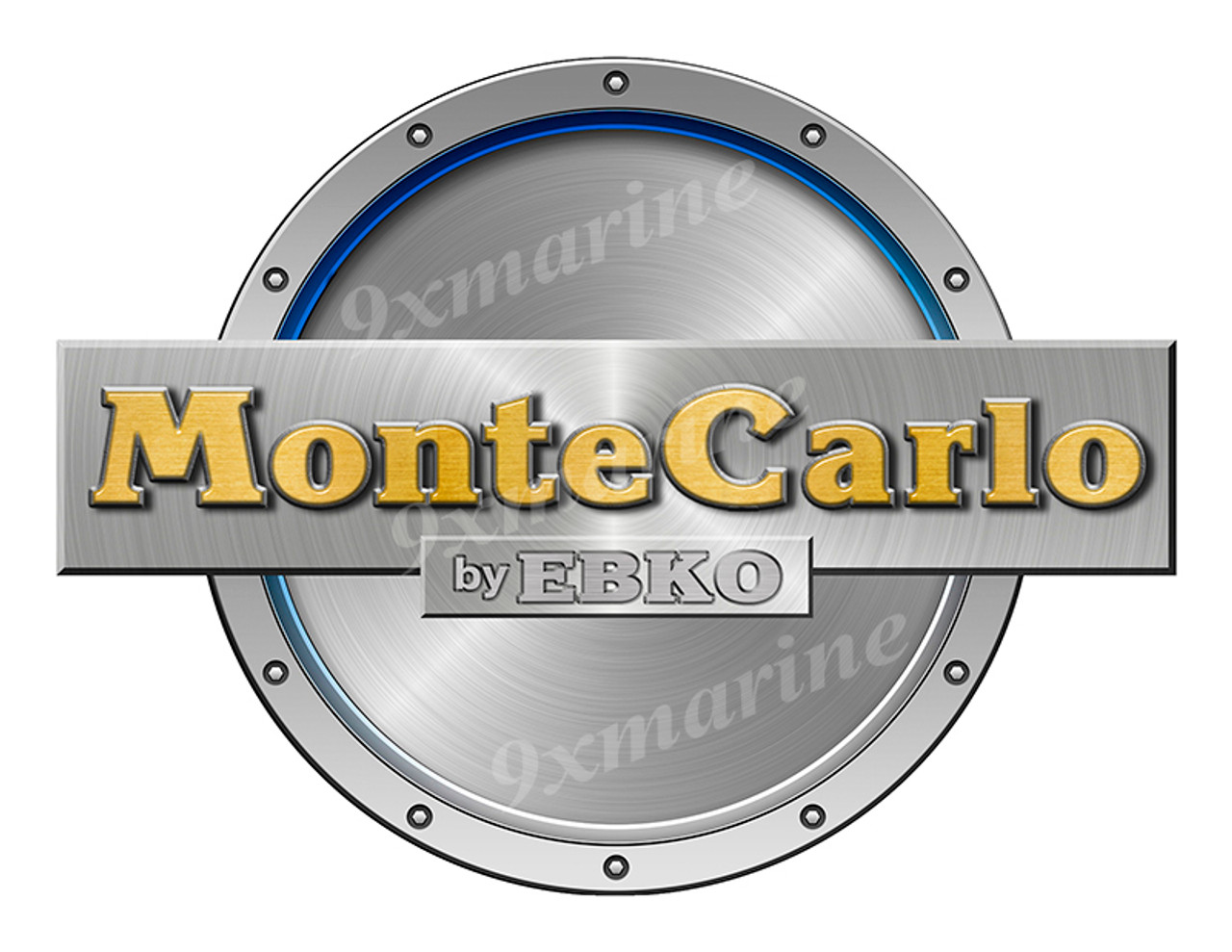 Chevy Monte Carlo Dual Logo License Plate (Chrome)