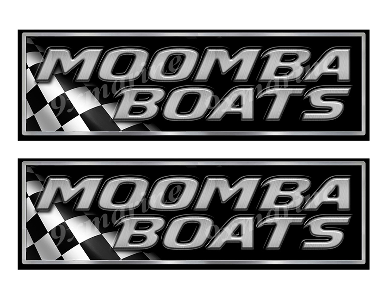 Moomba Classic Racing 10" long Stickers