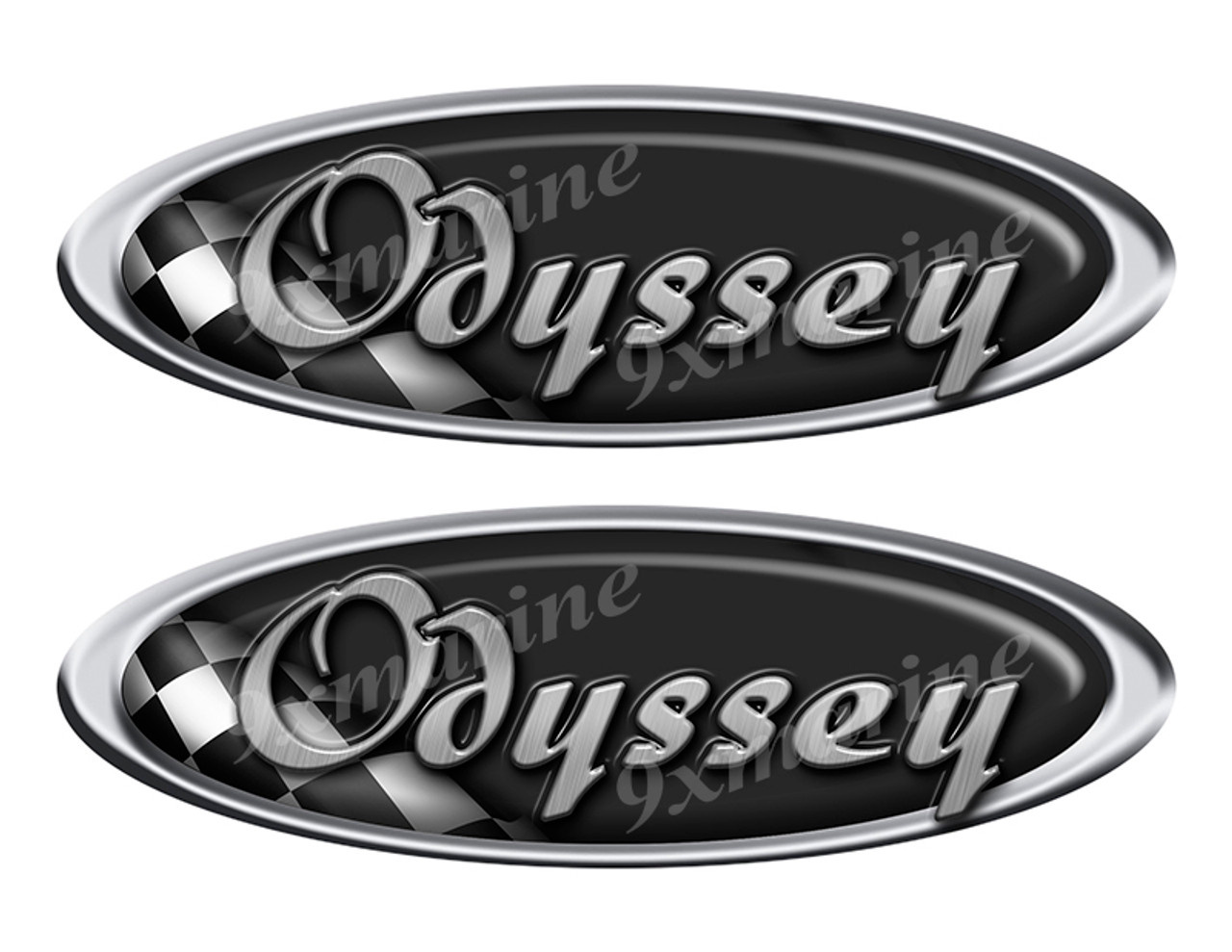 Odyssey Boat Classic Racing 10" long Stickers