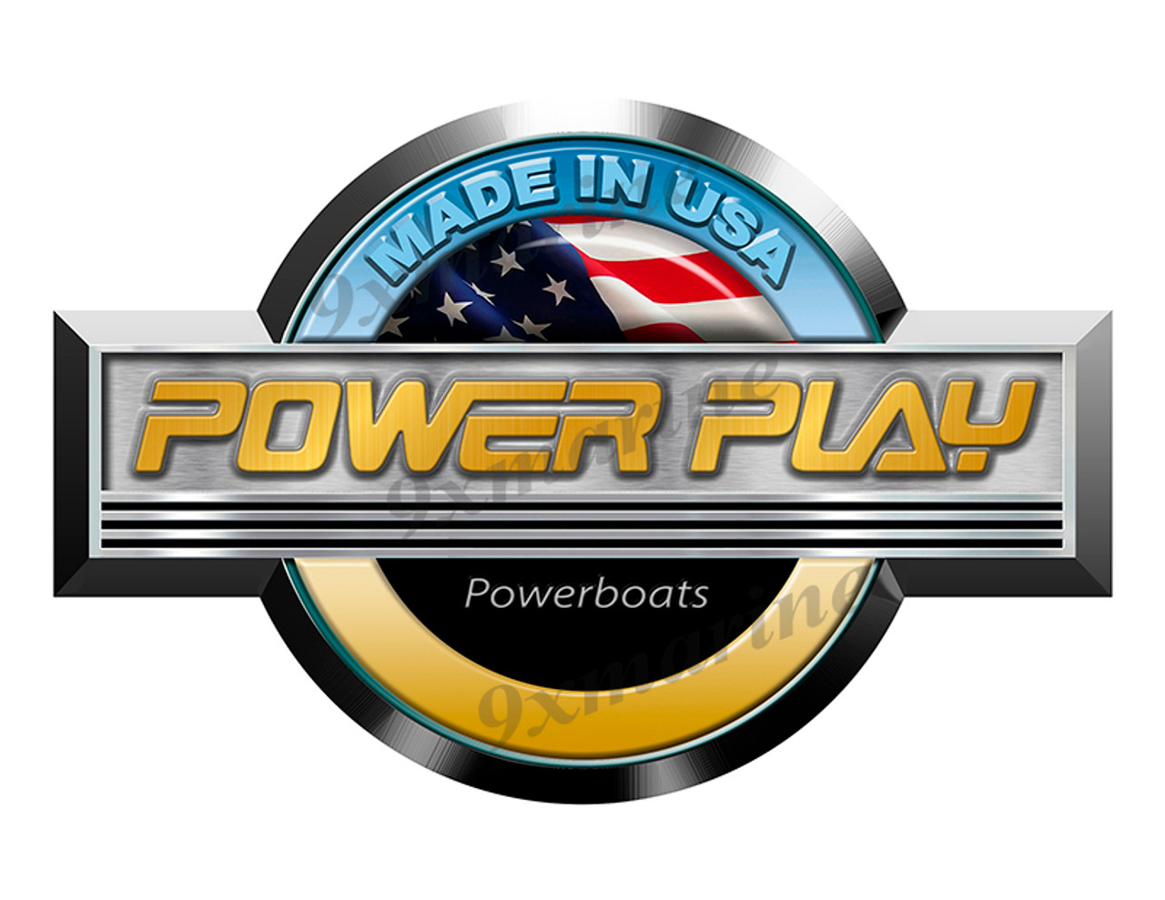 Power Play Sticker for Boat Restoration. 10 inch long