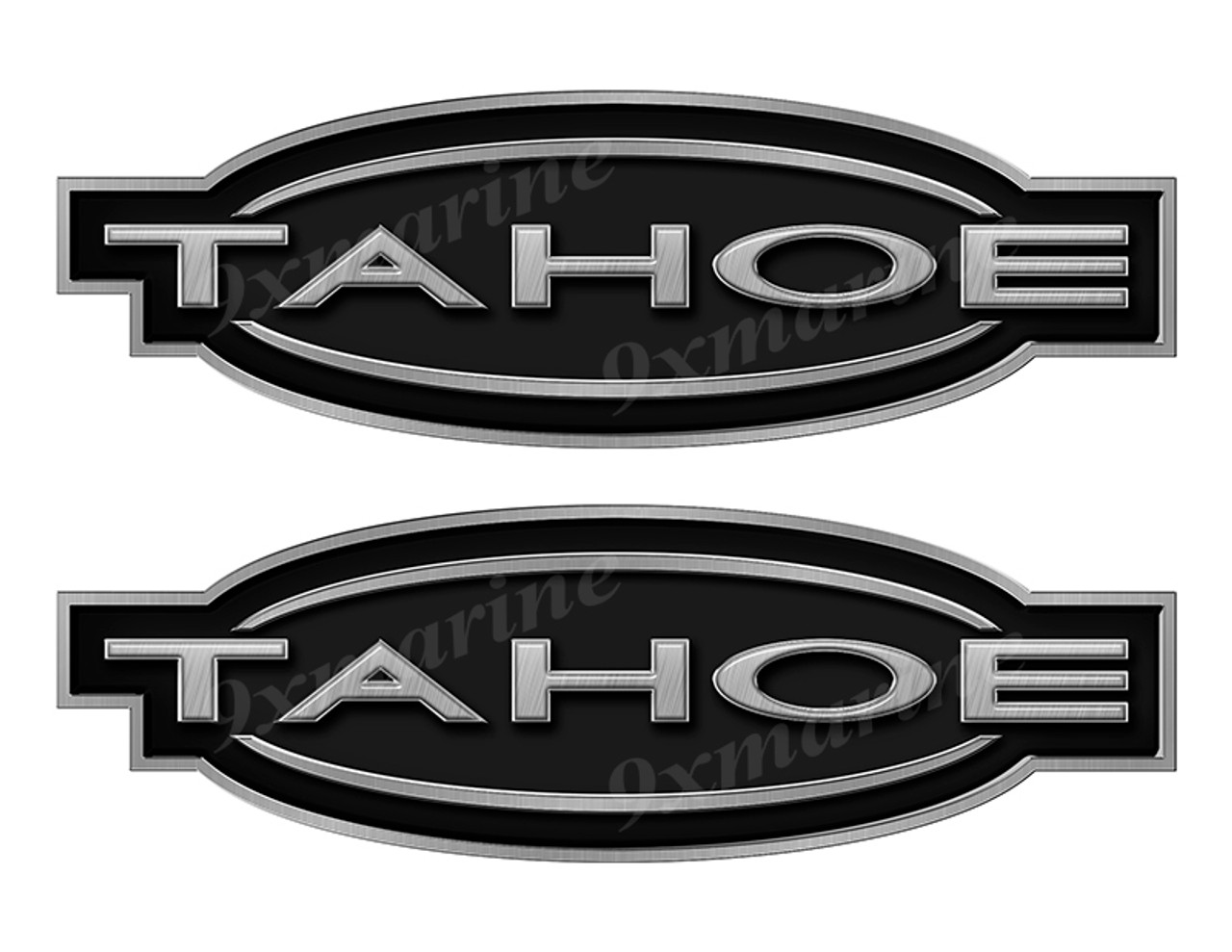 2 Tahoe Boat Stickers "3D Vinyl Replica" of original