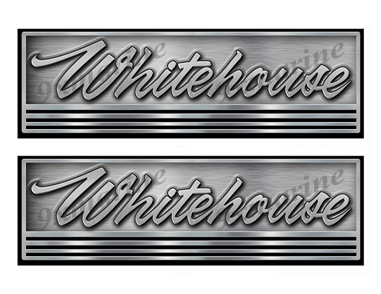 Two Whitehouse Boat Stickers. Not OEM