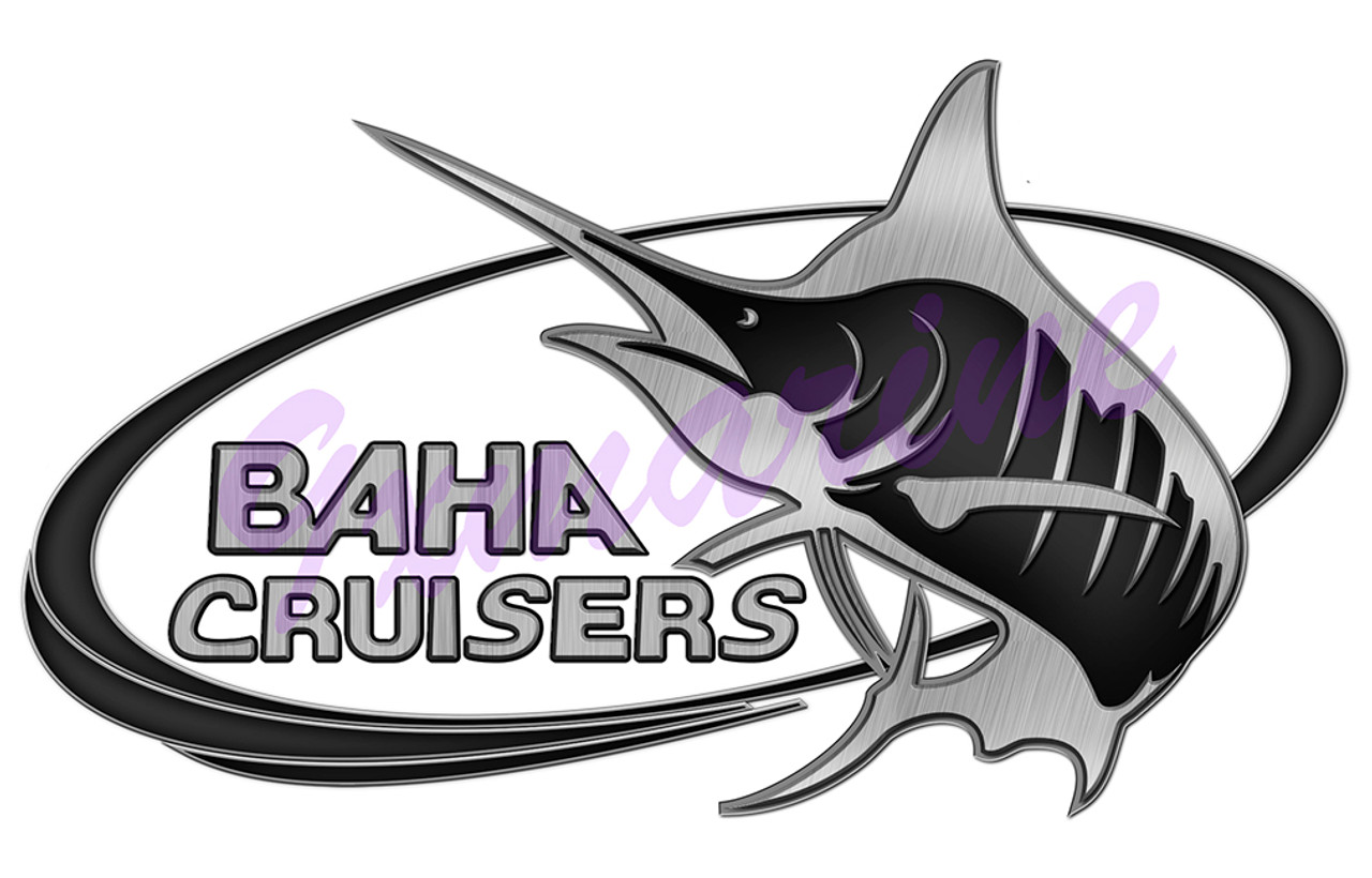 Baha Cruisers Boat Stickers 15"x7"