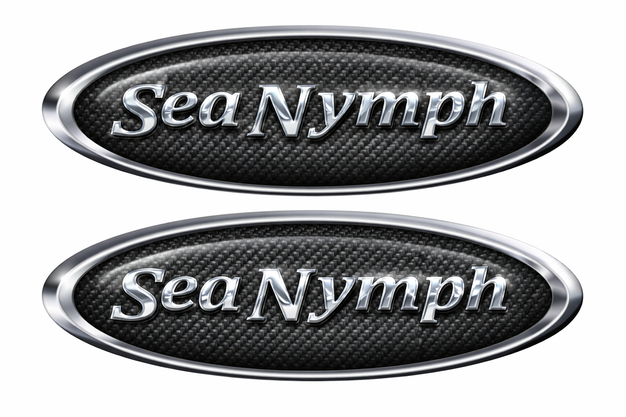 Sea Nymph Special Oval Sticker Set For Boat Restoration Project