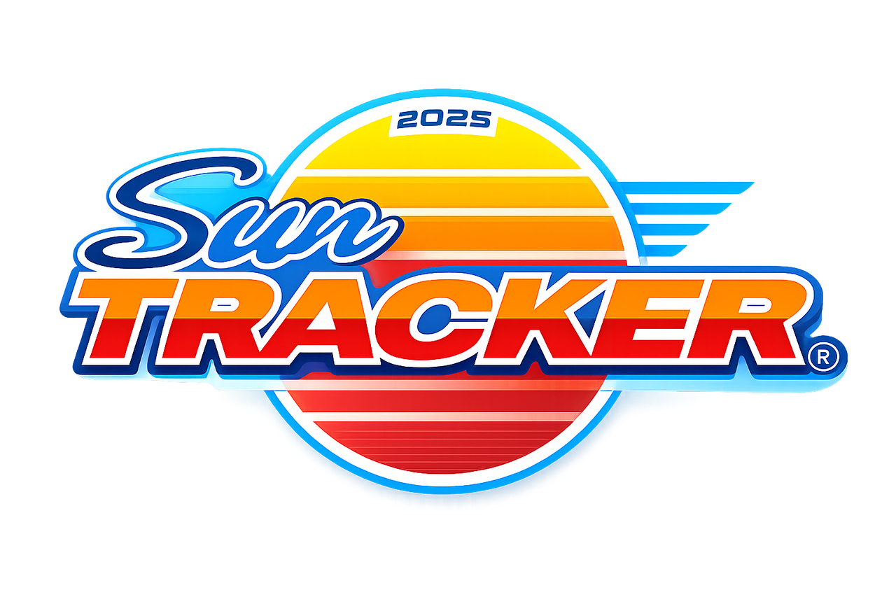 Sun Tracker Pantoon Sticker 16" Die Cut for Restoration Project. Not OEM