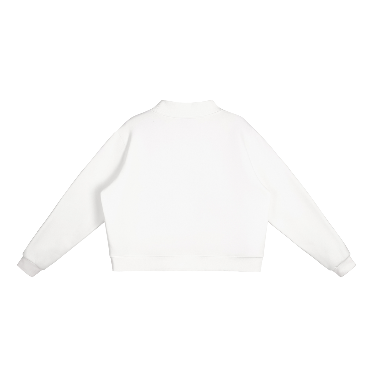 Essential Fleece Mock-Neck Crew Sweatshirt #260326PODBE0008