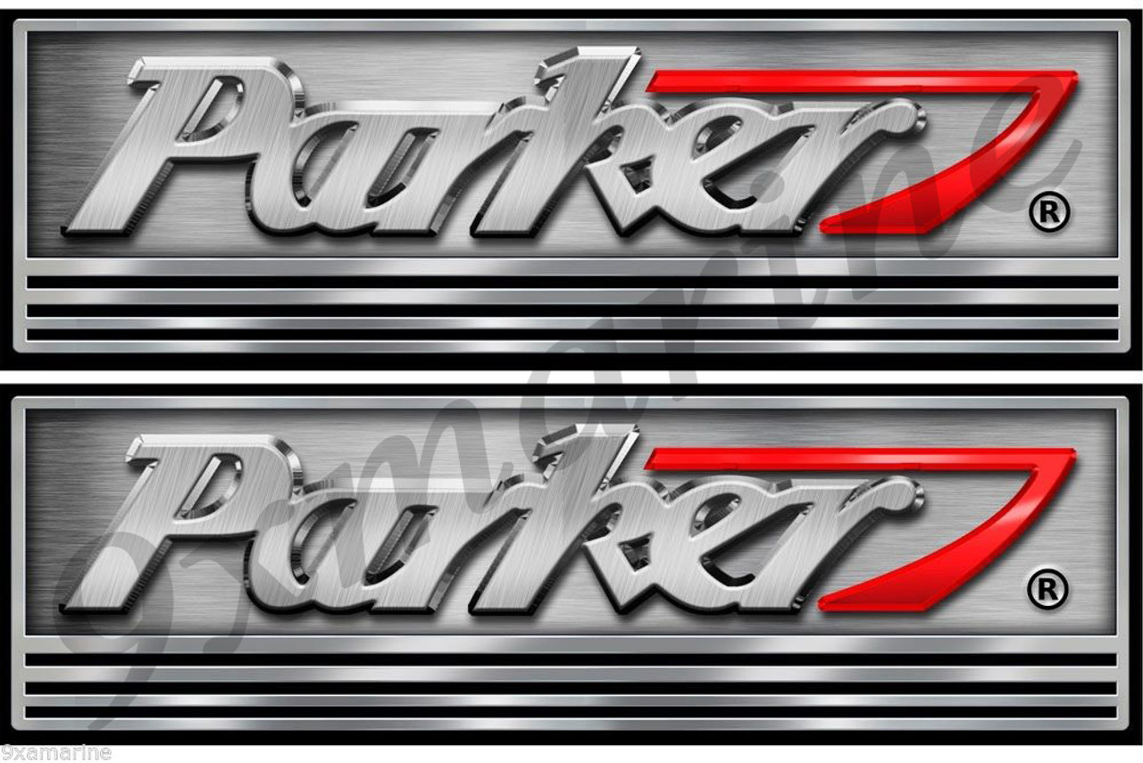  Have one to sell? Sell now Two Parker Boat Stickers Not OEM
