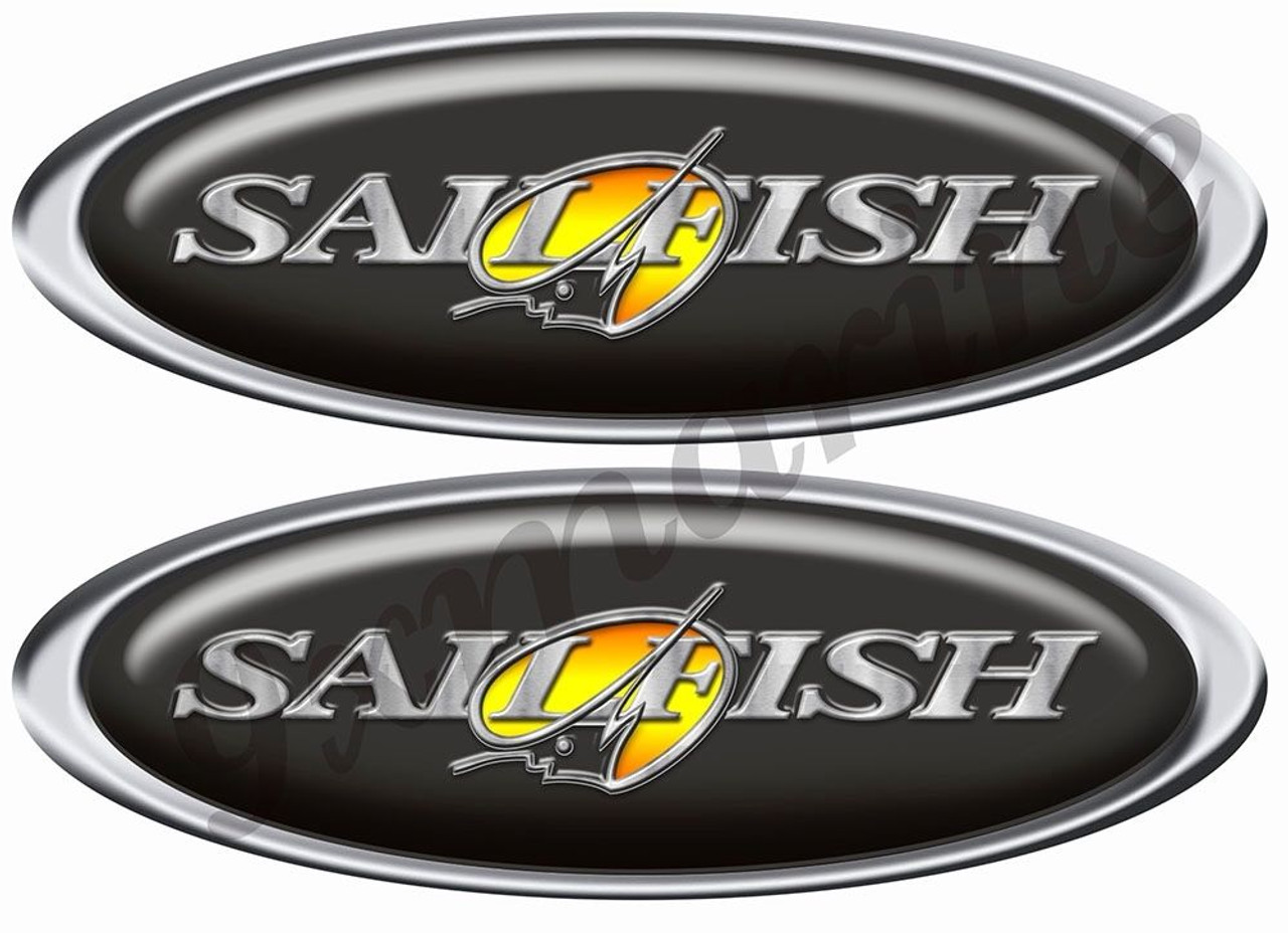 Sailfish boat stickers. Replace your boat maker stickers