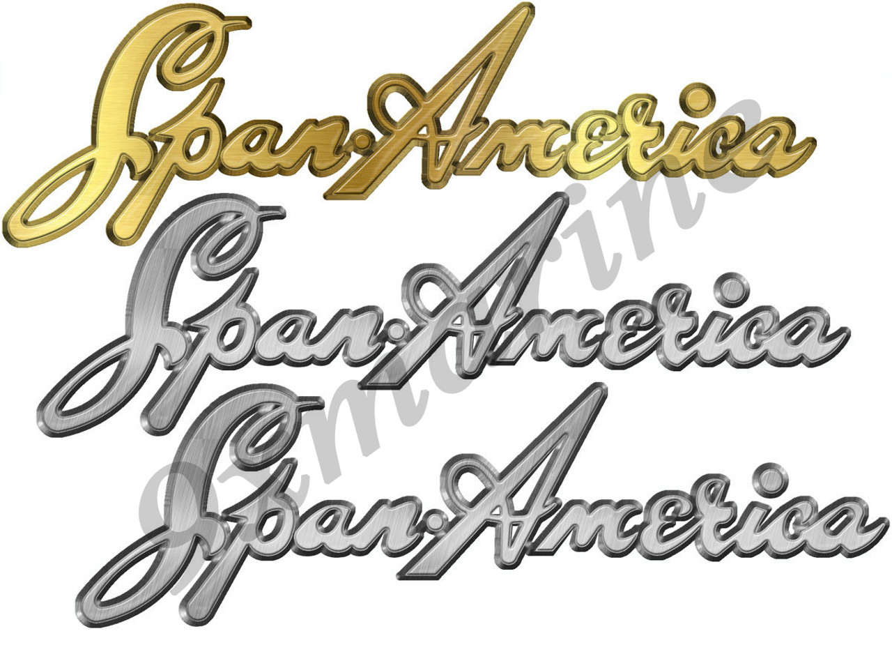 Span America Boat Sticker Set - Remastered