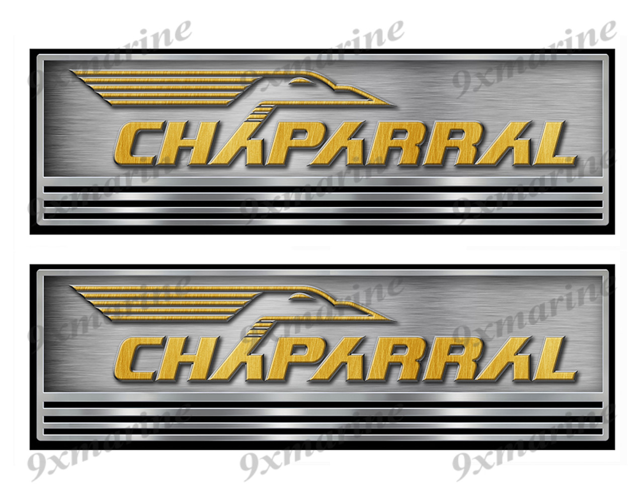 Two Chaparral Boat Stickers. Not OEM