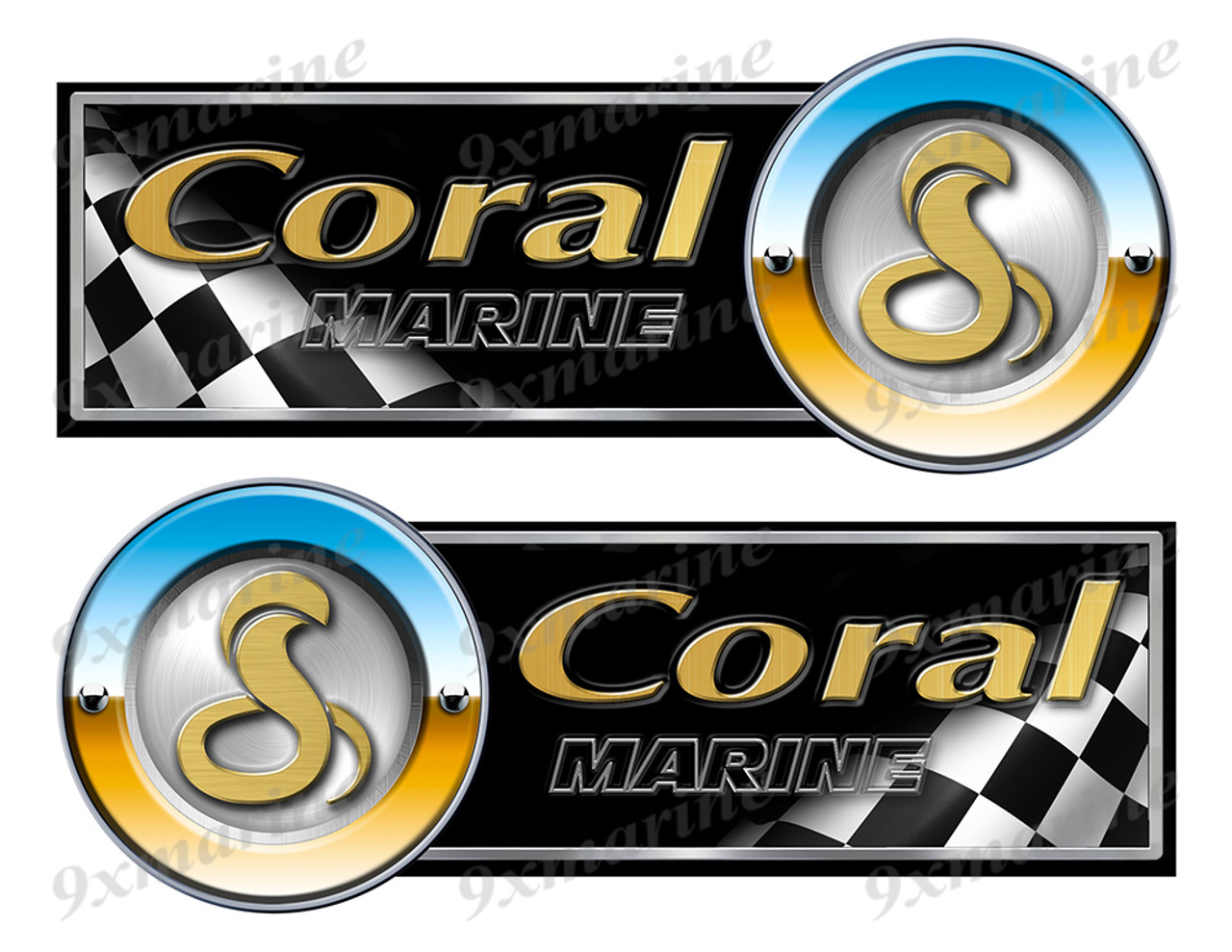 Coral by Viper Racing Stickers - 10" long 