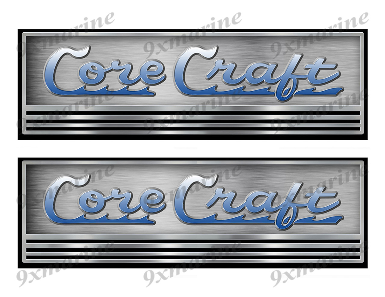 Two Core Craft Boat Stickers. Not OEM