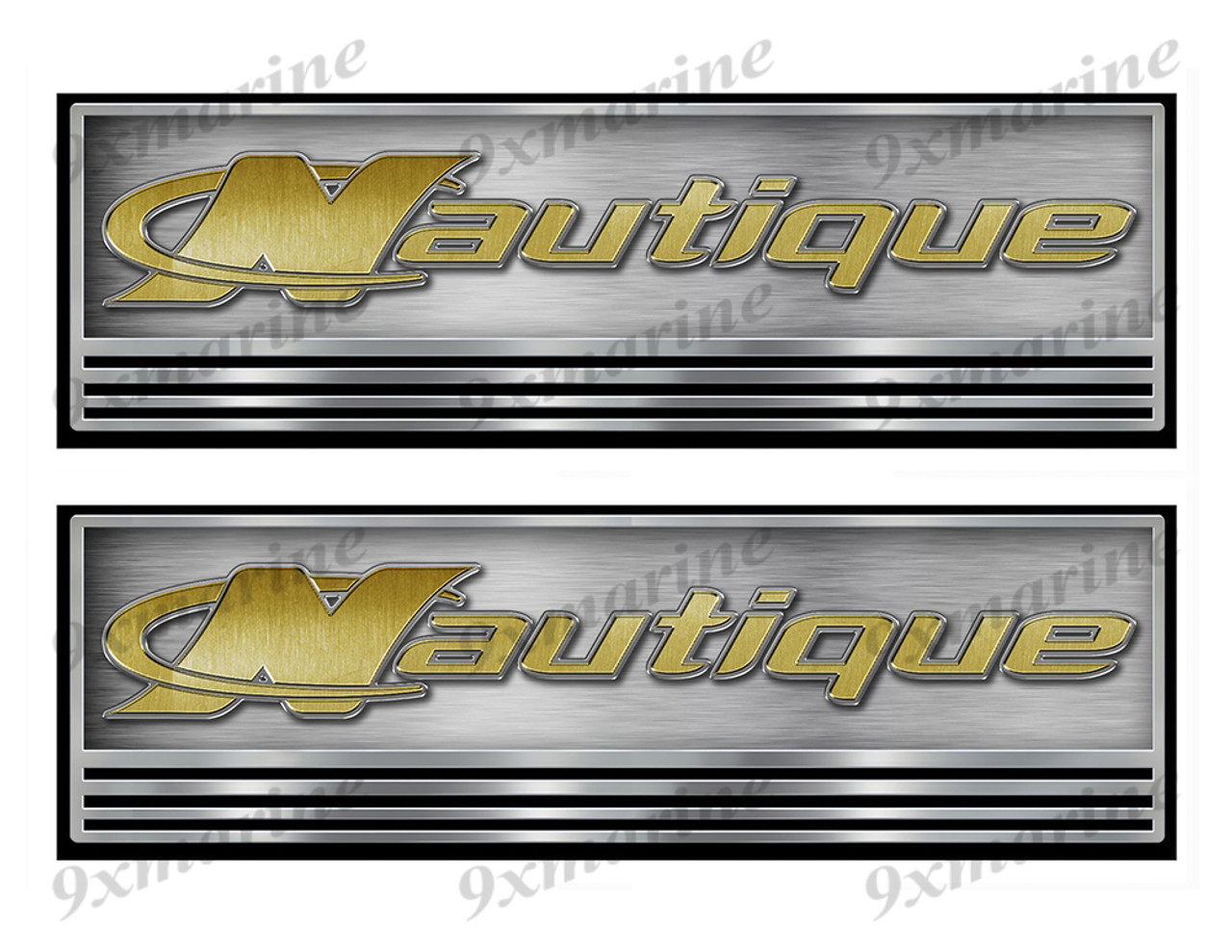 Two Correct Craft Nautique Boat Stickers. Not OEM