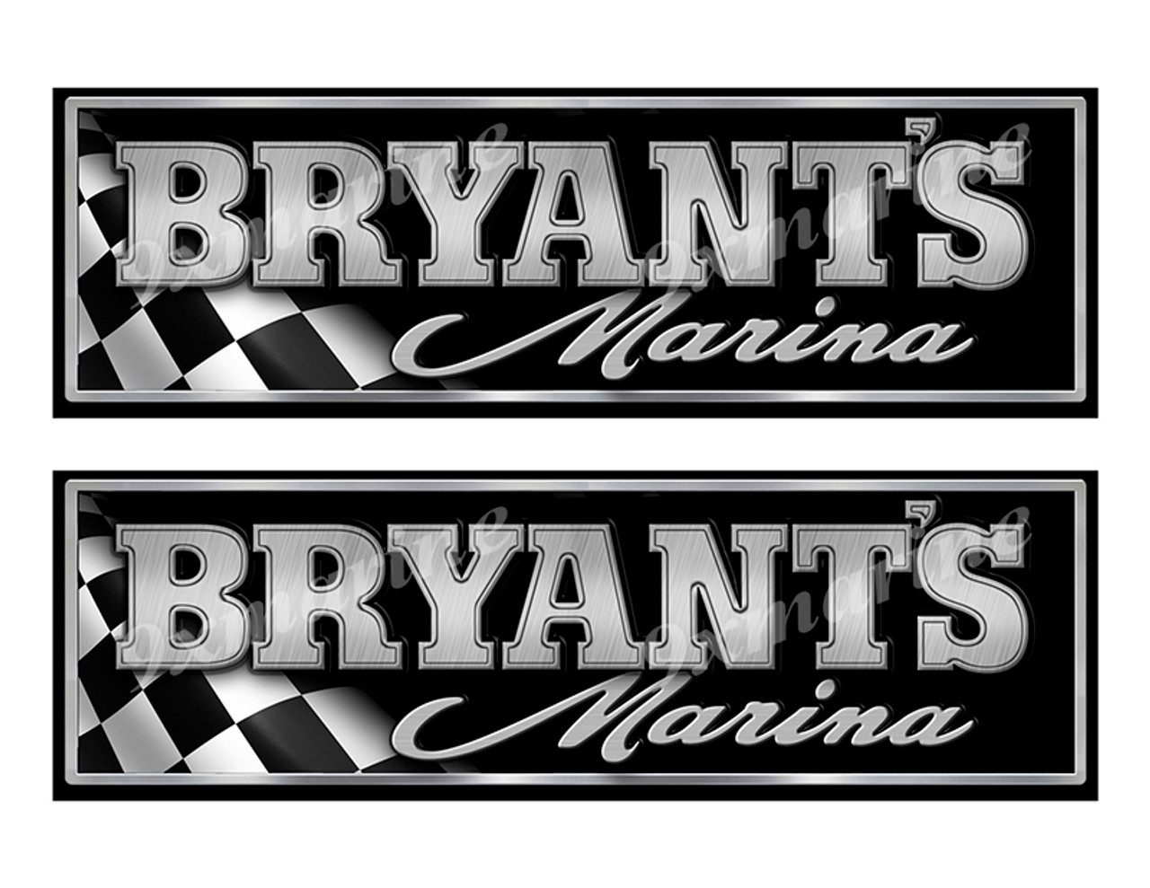 Bryant Classic Racing 10" long Stickers