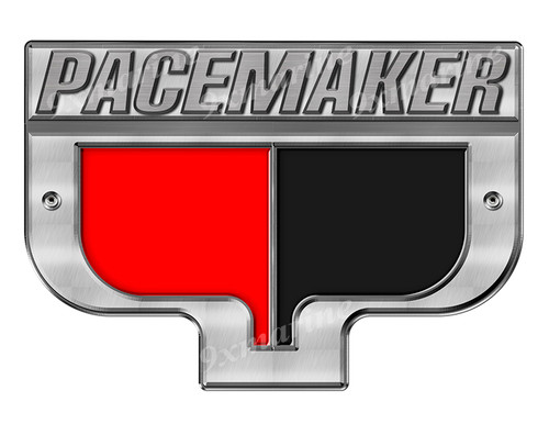Pacemaker Yacht Sticker "3D Vinyl Replica" of original - 10" long