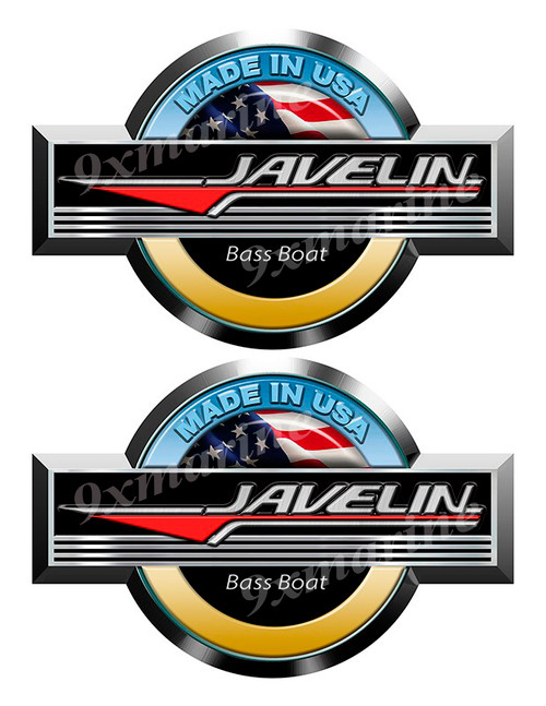 Javelin Stickers for Boat Restoration. 7.5 inch long each