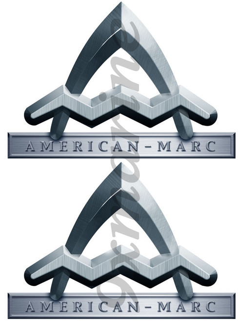 Two American - Marc Boat Restoration Sticker Set