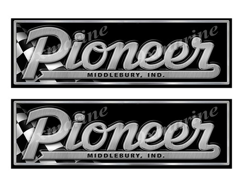 Pioneer Classic Racing 10" long Stickers