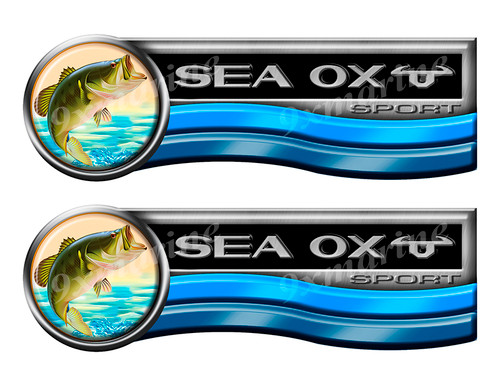 Sea Ox Sticker set for Boat Restoration Project