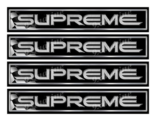 Ski Supreme Classic Racing 10" long Stickers