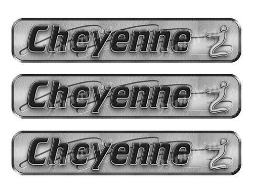 3 Cheyenne Boat Stickers "3D Vinyl Replica" of original