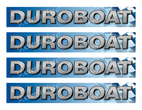 Duroboat Racing Sticker Set - 10"x1.6" each