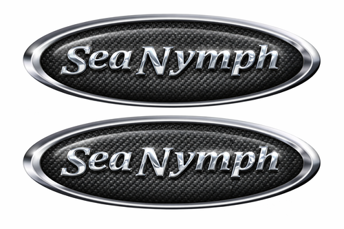 Sea Nymph Special Oval Sticker Set For Boat Restoration Project