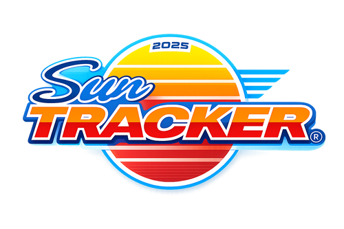 Sun Tracker Pantoon Sticker 16" Die Cut for Restoration Project. Not OEM