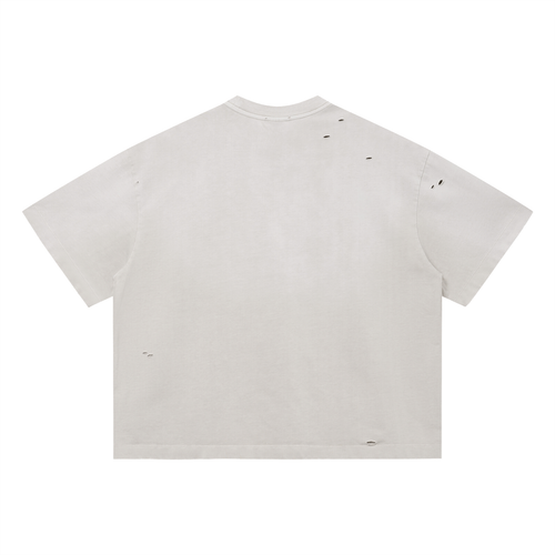 Vintage Washed Distressed Boxy Oversized T-Shirt #260327PODPQ3174