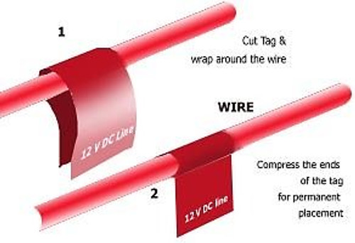 Boat wire tags for Trojan, Four Winns, Sea Ray, Silverton, Wellcraft