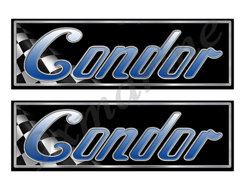 Condor Classic Racing 10" long Stickers