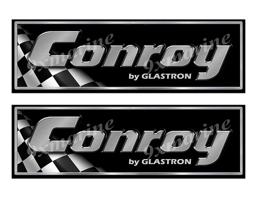 Conroy Classic Racing 10" long Stickers