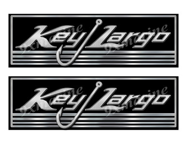 Key Largo Sticker Key Largo boat stickers. Replace your boat maker stickers