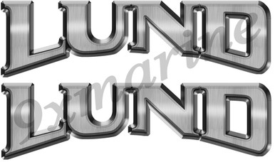 LUND Fishing Boat Logo Decal. Free Shipping. 