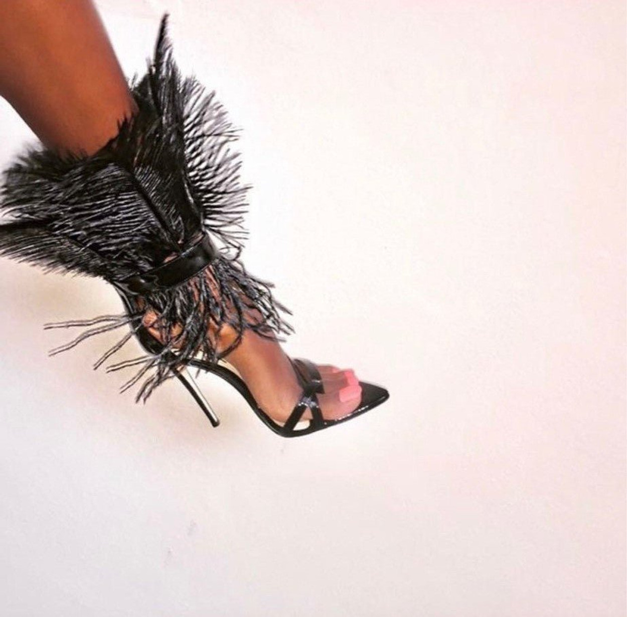 Fin & Feathers Stiletto Sandals