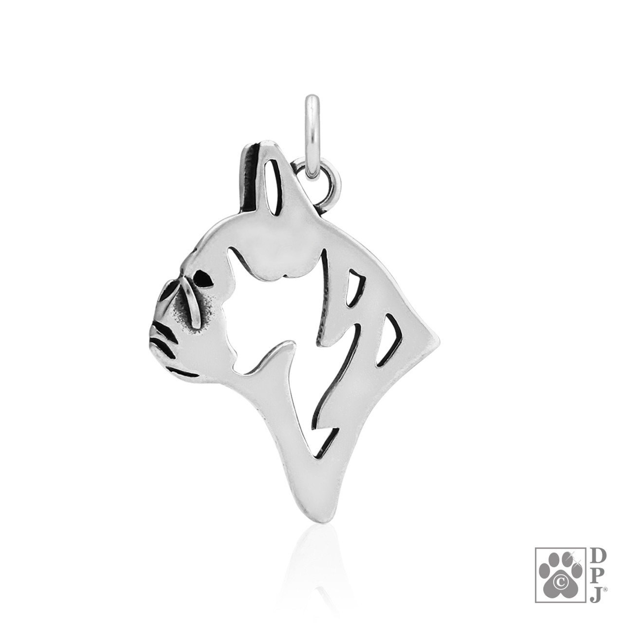 French Bulldog Necklace In Sterling Silver By Songs of Ink and Steel |  notonthehighstreet.com