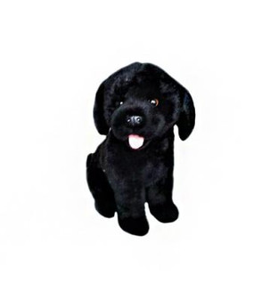 Black Labrador plush toy - Darth - 28 cm
