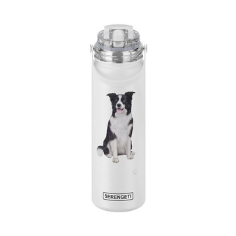 Border Collie - Water Bottle  - SERENGETI - 24oz/701ml - Hot-Cold