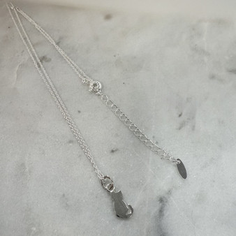 Cat Necklace - .925 Sterling Silver, 40cm + 5cm extention