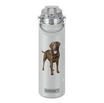 Chocolate Labrador Water Bottle - SERENGETI - 24oz/701ml - Hot-Cold