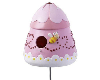Mila Garden decoration - Birdhouse on a stick