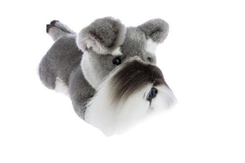 Schnauzer Dog Plush Toy -  Scoobie - 28 cm